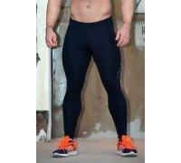 Тайтсы мужские c сеткой Totalfit G2-C10/10 XS черный