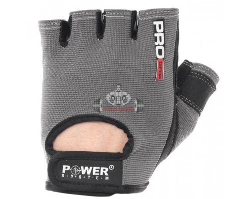 Перчатки для фитнеса и тяжелой атлетики Power System Pro Grip PS-2250 Grey