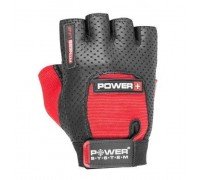 Перчатки для фитнеса Power System Power Plus PS-2500 Black/Red 