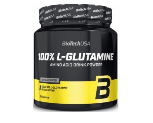 Глютамин BiotechUSA 100% L-Glutamine 240 g