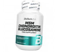 МСМ Хондроитин Глюкозамин, MSM Chondroitin Glucosamine, BioTech (USA) 60 таб