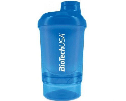 Шейкер BioTechUSA Wave Shaker 600 ml + отсек 150мл.