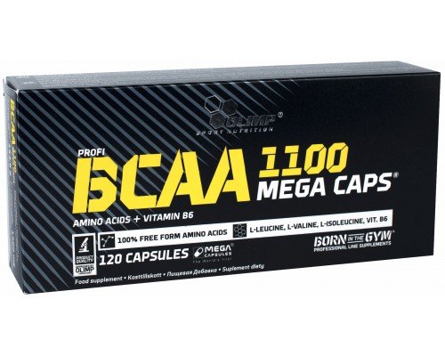 Аминокислота Olimp BCAA 1100 Mega Caps blister 120 капсул