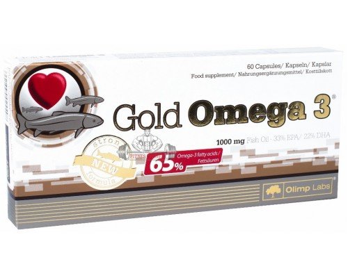 Витамины Gold Omega 3 (65%) 60 кап 