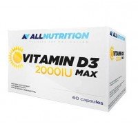 Витамины и минералы AllNutrition Vitamin D3 2000 Max, 60 капсул