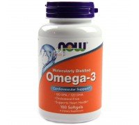 Витамины NOW Omega-3 1000 мг - 100 софт кап