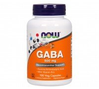 NOW Gaba 500 мг - 100 веган кап