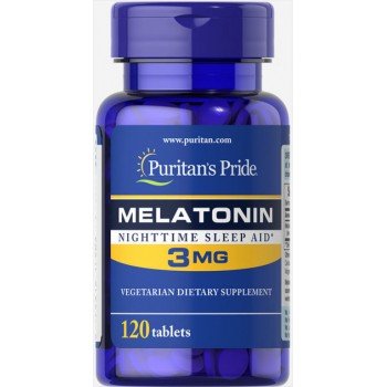Витамины Puritans Pride Melatonin 3 mg 120 таб купить в Киеве