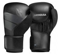 Боксерские перчатки Hayabusa S4 - Черные 14oz