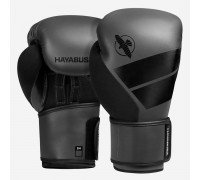 Боксерские перчатки Hayabusa S4 - Серые 16oz (Original) Кожа