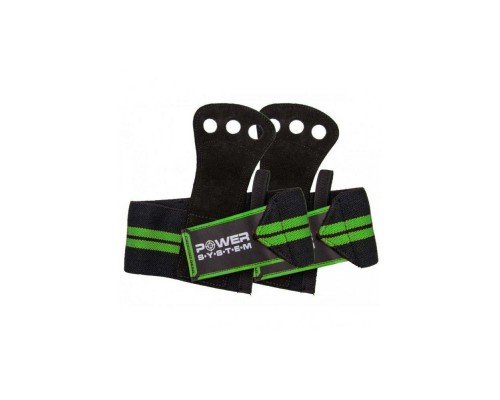 Накладки гимнастические Power System Crossfit Grip PS-3330 Black/Red (Пара)