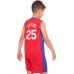 Форма баскетбольна підліткова NB-Sport NBA SIXERS 25 BA-0904 M-2XL червоний-синій