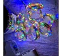 USB гирлянда-штора з пультом 3*3 метра 300 Led светильник мультиколор (Color)