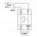 Реле защиты напряжения и тока AVP-63A 220V барьер c LCD дисплеем