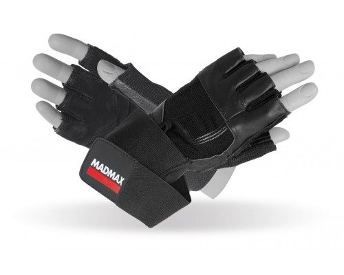 Рукавички для фітнесу MadMax MFG-269 Professional Exclusive Black M