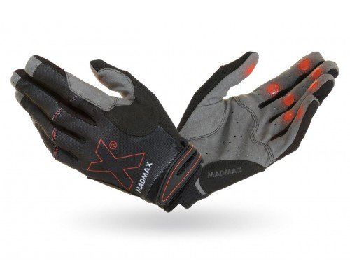 Рукавички для фітнесу MadMax MXG-103 X Gloves Black/Grey XL