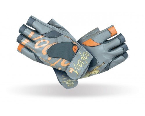 Рукавички для фітнесу MadMax MFG-921 Voodoo Light grey/orange M