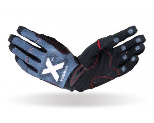 Рукавички для фітнесу MadMax MXG-102 X Gloves Black/Grey/White L