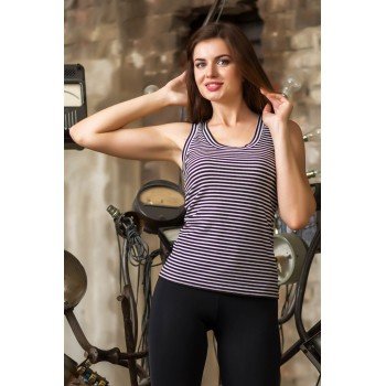 Майка Totalfit N8 XXL Черный с белым