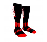 Гетры комперессионные Inzer Power Deadlift Compression Socks Черно-красные