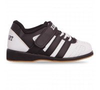 Штангетки обувь для тяжелой атлетики Zelart OB-4594 размер 38-45 белый-черный