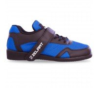 Штангетки обувь для тяжелой атлетики Zelart OB-1262 размер 39-45 черный-синий