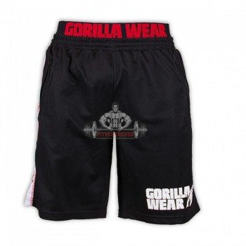 Шорты California Mesh Shorts Black/Red оригинальные от Gorilla Wear