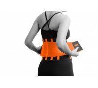 Пояс компресійний MadMax MFA-277 Slimming belt Black/neon orange S