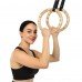 Кольца гимнастические для Кроссфита WOODEN GYM RINGS EZOUS E-03 d-28мм