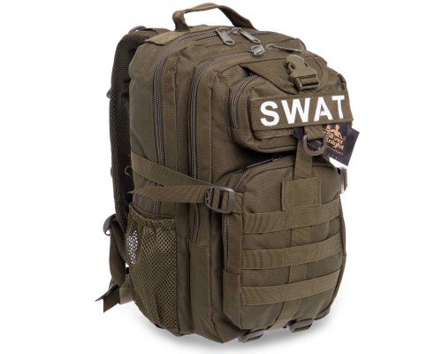 Рюкзак тактический штурмовой SILVER KNIGHT SWAT-3P размер 40x23x18см 16л Оливковый