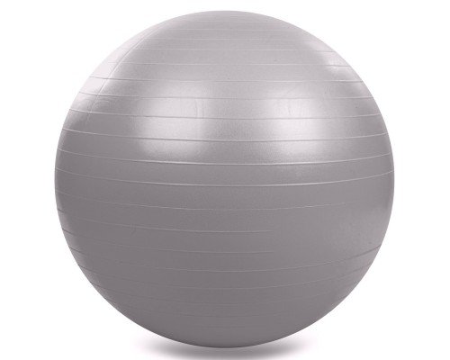 Мяч для фитнеса фитбол глянцевый Zelart FI-1980-65 65см Серый
