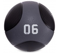 Мяч медицинский медбол Zelart Medicine Ball FI-2824-6 6кг черный