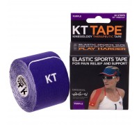 Кинезио тейп преднарезанный для лица и тела Kinesio tape KTTP ORIGINAL SP-Sport BC-4786 20 штук Фиолетовый