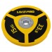 Бамперные диски полиуретановые Bumper Plates LiveUp LP8027-15 ø50.5мм 15кг желтый-черный