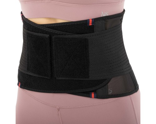 Пояс корсетный для спорта MUTE WAIST SUPPORT 9173 размер S-L черный Черный