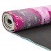 Коврик для йоги Льняной (Yoga mat) Record FI-7156-4 размер 183x61x0,3см принт Чакры Акварель