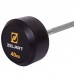 Штанга фиксированная прямая обрезиненная Zelart Rubber Coated Barbell TA-2685-40 длина-95см 40кг черный