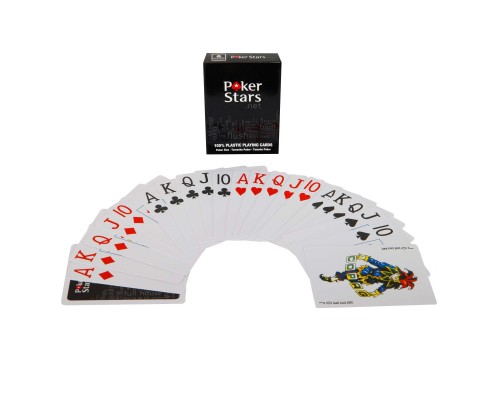 Карты игральные пластиковые SP-Sport POKER Stars 8018 54 карты