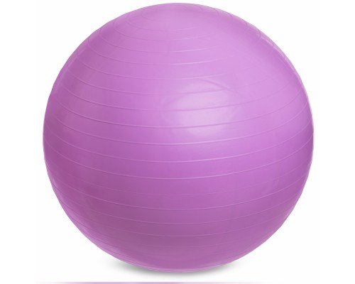 Мяч для фитнеса фитбол глянцевый Zelart FI-1980-65 65см Фиолетовый