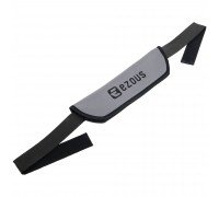 Набедренный пояс PORTABLE HIP THRUST STRAP EZOUS L-04 серый-черный