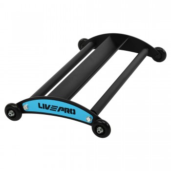 Роллер для ягодичных мышц Glute Ham Roller LiveUp LP8347 размер 66х40,5х10см черный