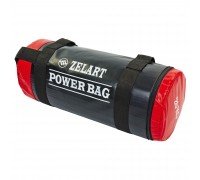 Мешок для кроссфита и фитнеса Zelart FI-5050A-20 Power Bag 20кг черный-красный