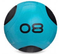 Мяч медицинский медбол Zelart Medicine Ball FI-2620-8 8кг синий-черный