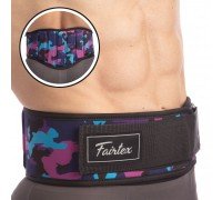 Пояс атлетический усиленный регулируемый FAIRTEX 165551 ширина-18см черный