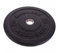 Блины (диски) бамперные для кроссфита Zelart Bumper Plates TA-2676-5 51мм 5кг черный