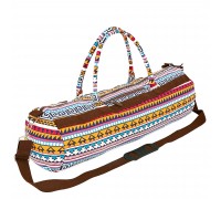 Сумка для йога коврика KINDFOLK Yoga bag SP-Sport FI-6969-4 оранжевый-голубой