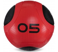 Мяч медицинский медбол Zelart Medicine Ball FI-2620-5 5кг красный-черный