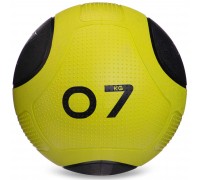 Мяч медицинский медбол Zelart Medicine Ball FI-2620-7 7кг зеленый-черный