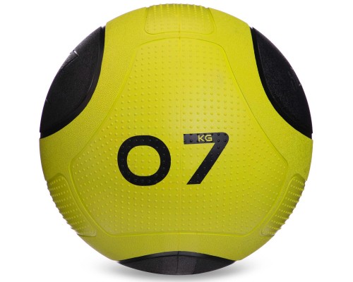 Мяч медицинский медбол Zelart Medicine Ball FI-2620-7 7кг зеленый-черный