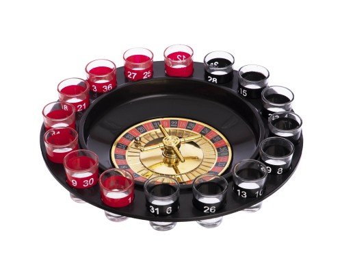 Игра «Пьяная рулетка» Drinking Roulette Set SP-Sport GB066-P 16 стопок